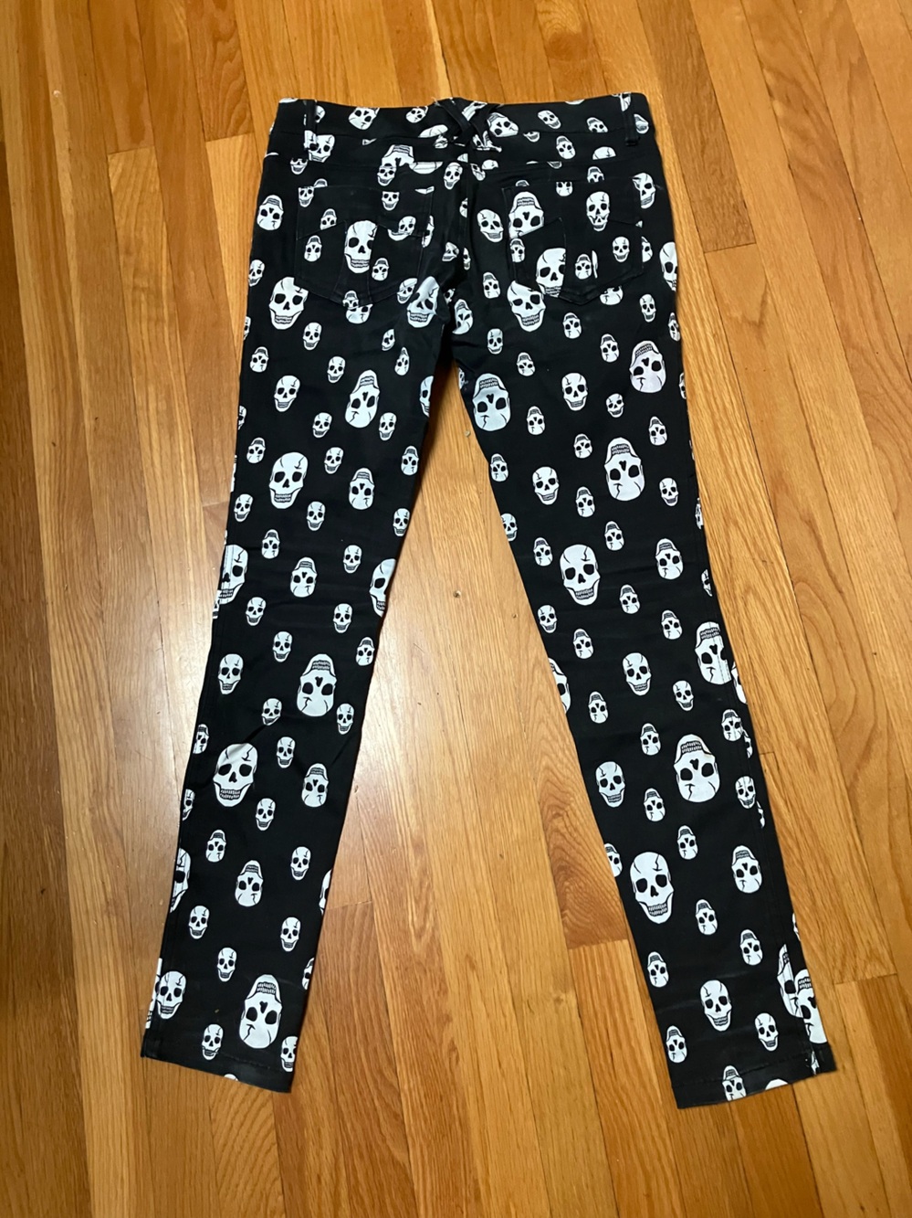 Skull pants, great for Halloween or anytime, Tripp NYC